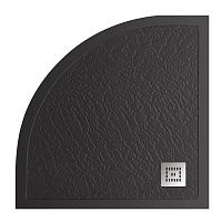 BelBagno Uno TRAY-MR-UNO-R-90-550-35-NERO-CR