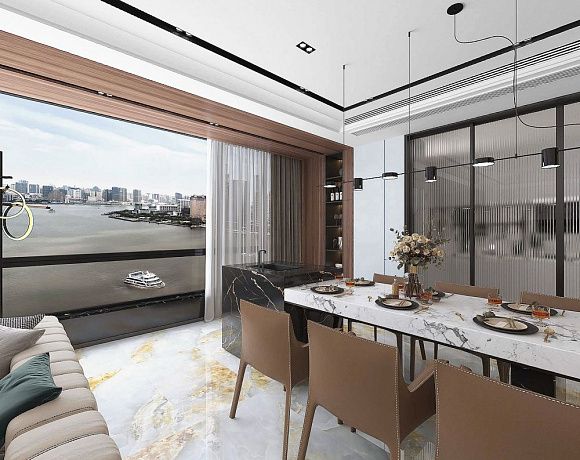 Global Tile Cometa. Фото в интерьере
