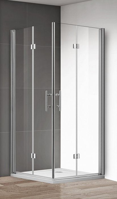 Душевой уголок CEZARES ECO-O-ASH-2, ECO-O-ASH-2-80/100-C-Cr