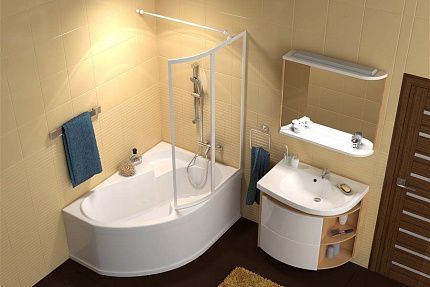 Набор кронштейнов к шторке для ванн Ravak Brilliant B SET BVS1 80 хром