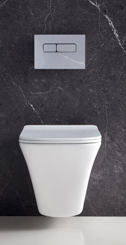 Сиденье белое с металлическими креплениями и с системой Soft close BELBAGNO MARMI, BB2322SC
