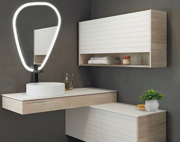 Мебель для ванной Comforty Клеон. Фото в интерьере
