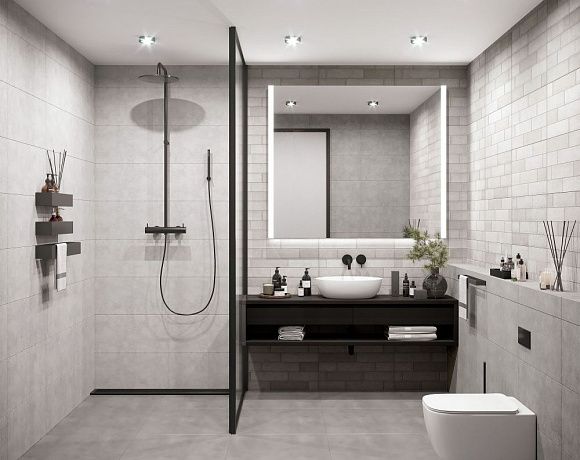 Global Tile Urban brick. Фото в интерьере