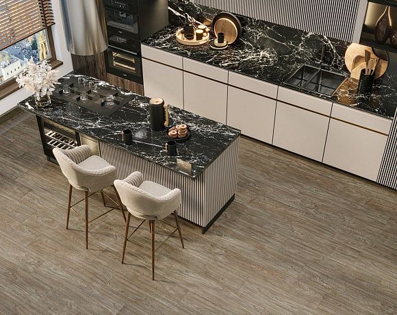 Керамогранит Alma Ceramica Soho. Фото в интерьере
