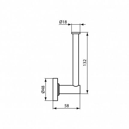 Держатель для запасного рулона Ideal Standard IOM A9132AA