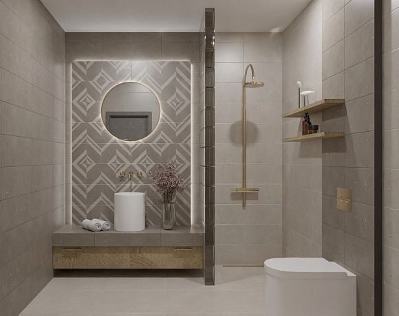 Плитка Eletto Ceramica Limestone. Фото в интерьере