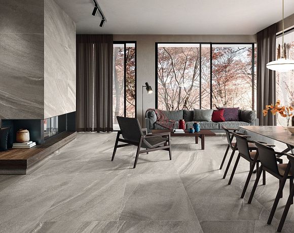 Керамогранит Imola Ceramica Lime-Rock. Фото в интерьере