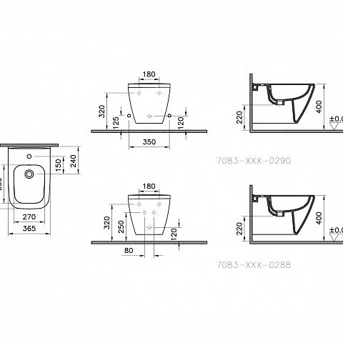 Vitra Integra Square 7083B003-0288