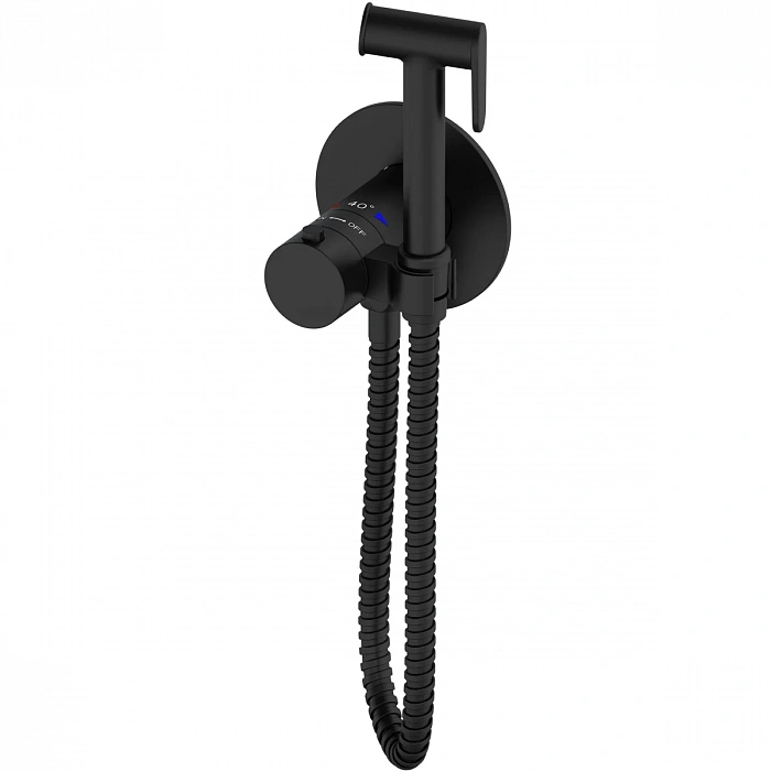 Гигиенический душ Oliveeka OL-829909-MB с термостатом, черный матовый