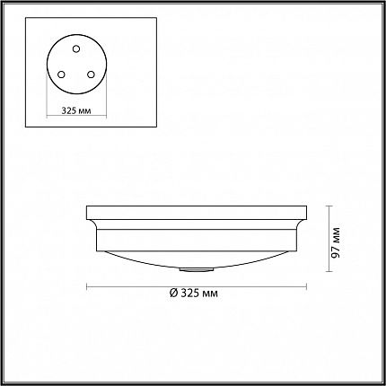 Настенно-потолочный светильник ODEON LIGHT MARSEI 4824/3C WALLI